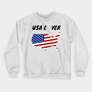 Usa Lover Crewneck Sweatshirt